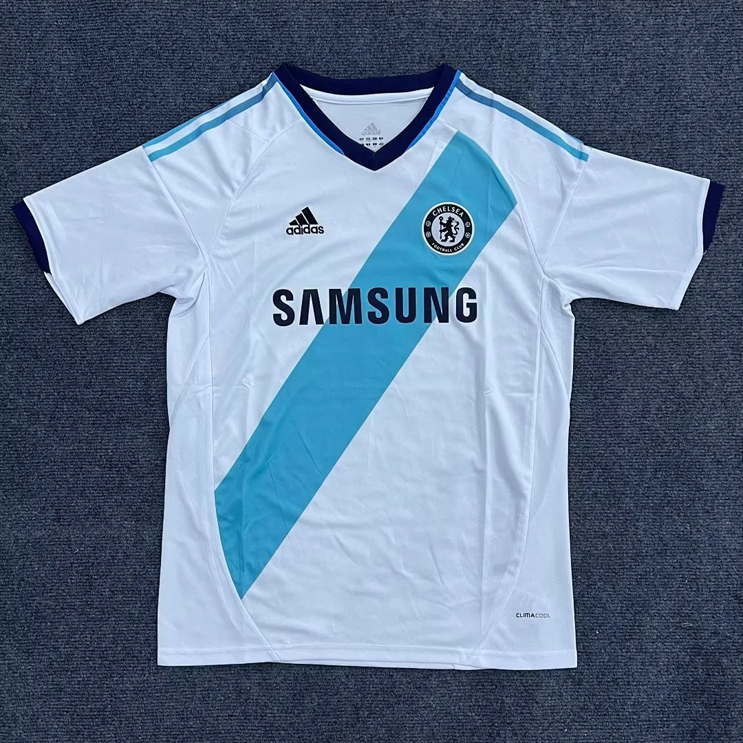 2012/13 Retro Chelsea Away White Fans Soccer Jersey 1:1 Thai Quality