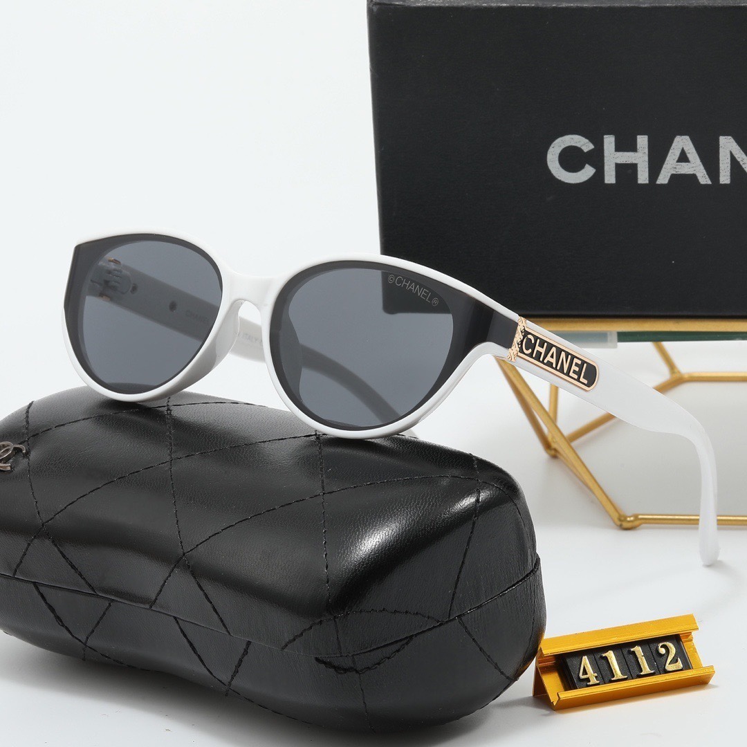 Chanel Vintage Oval Cat-Eye Sunglasses - KAIROO