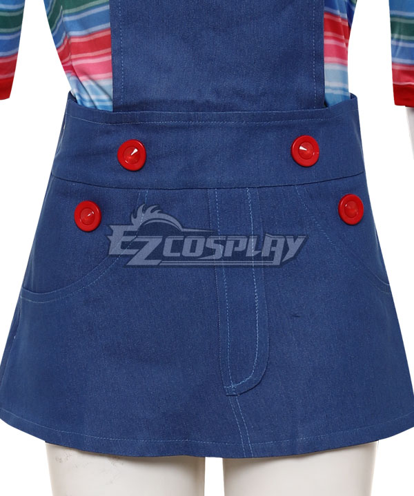 Horror Bishoujo Child's Play Chucky Female Halloween Cosplay Costume
