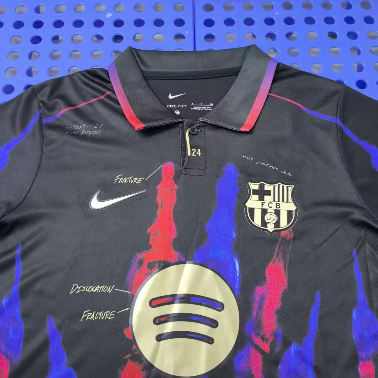 2025/2026 Barcelona Training Levver Blue Football Shirt 1:1 Thai Quality