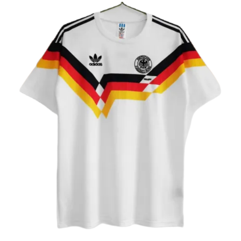 West Germany Retro Jersey Home World Cup 1990