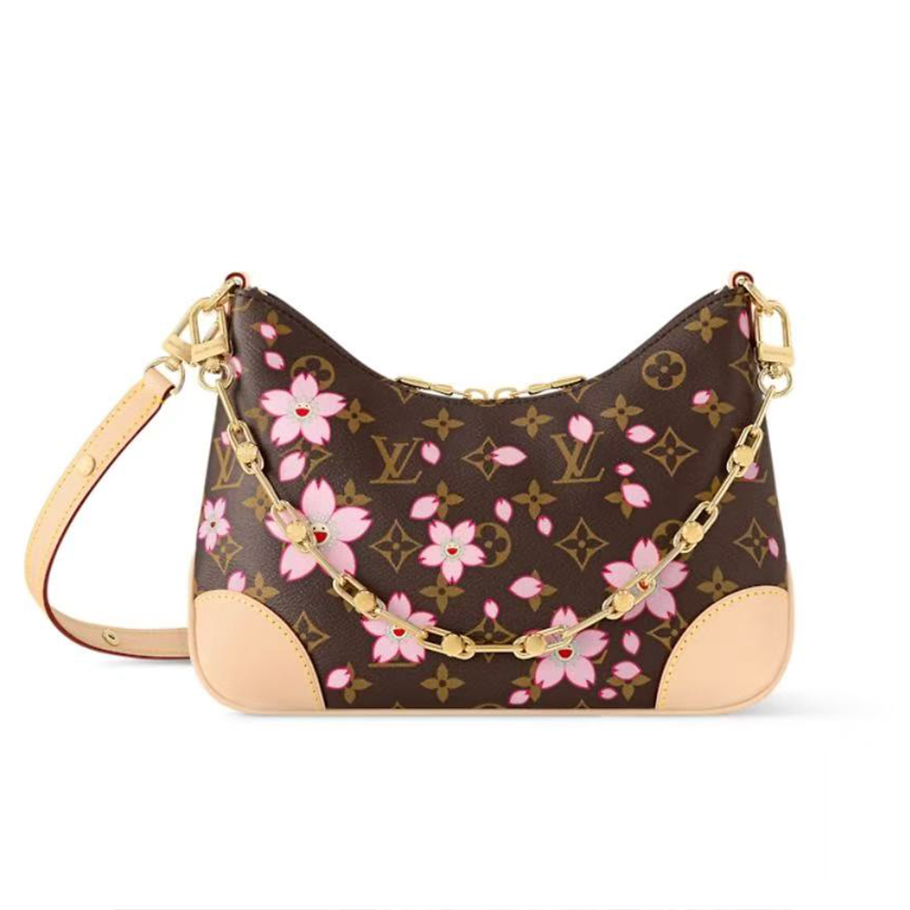 LV x TM Louis Vuitton Cherry Blossom BOULOGNE Bag