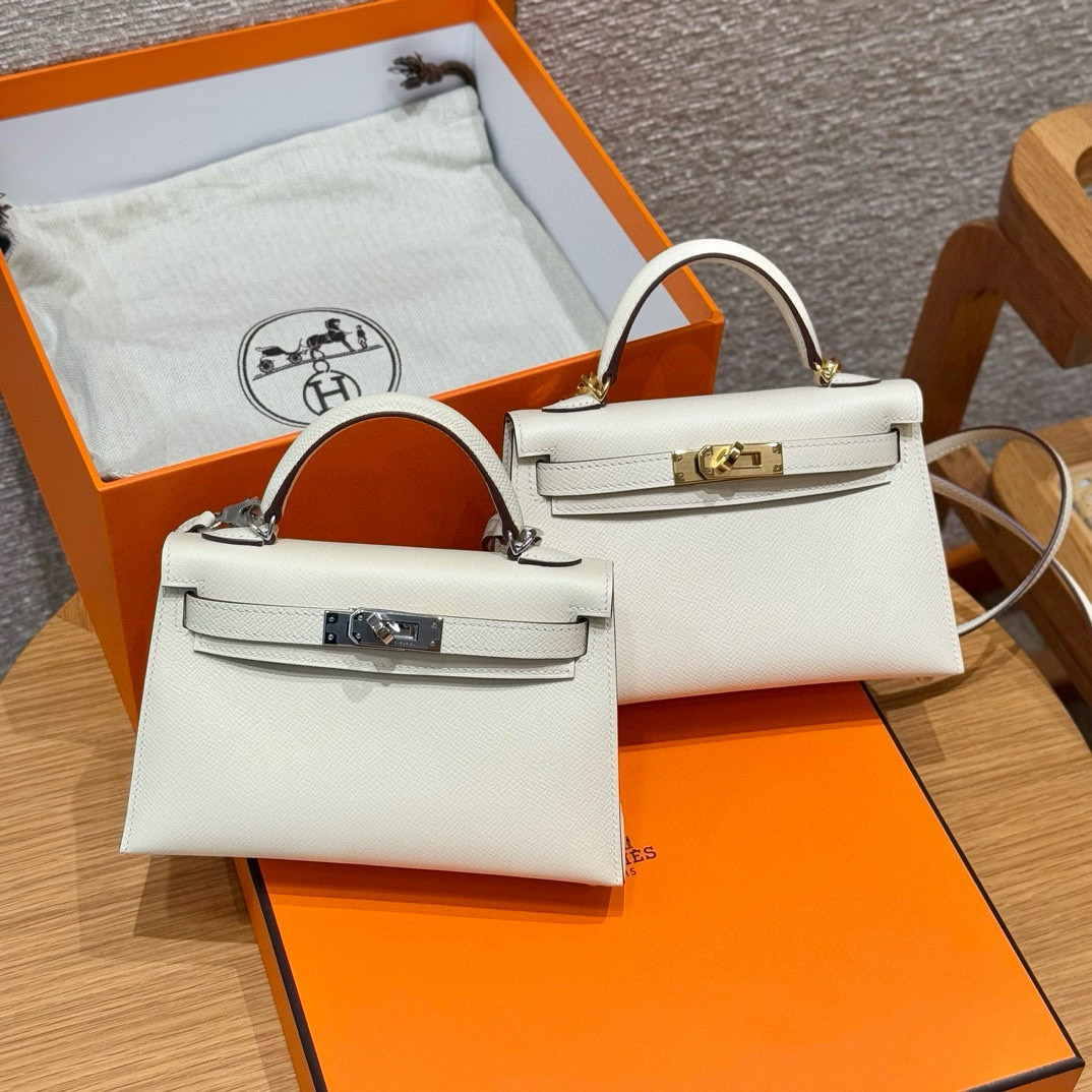 Hermes Craie Epsom Mini Kelly 20 II