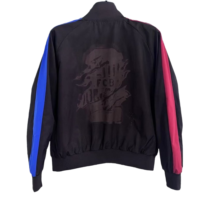 25-26 Barcelona Black Windbreaker Jackets