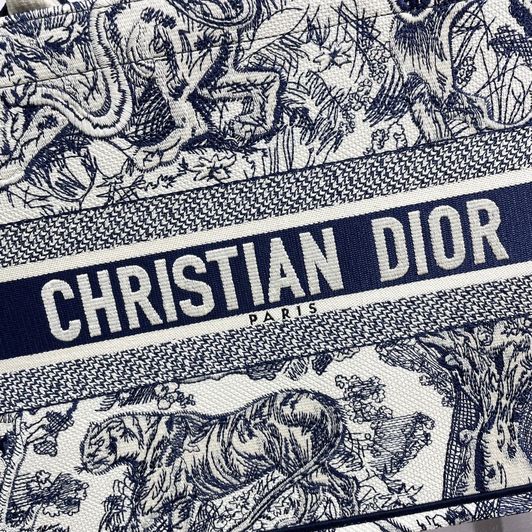 Dior Medium Embroidered Book Tote