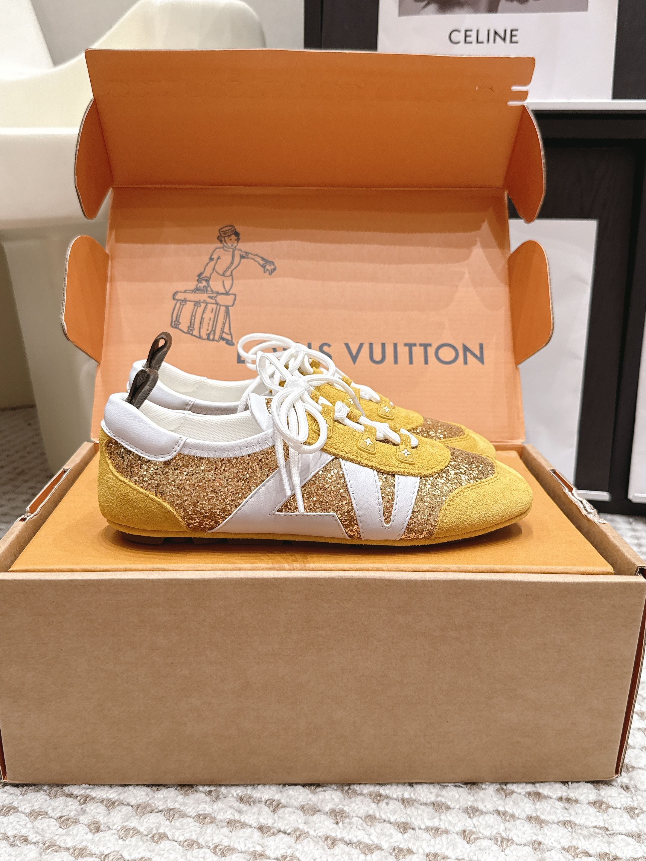 Louis Vutton LV Sneakerina Ballet Flat