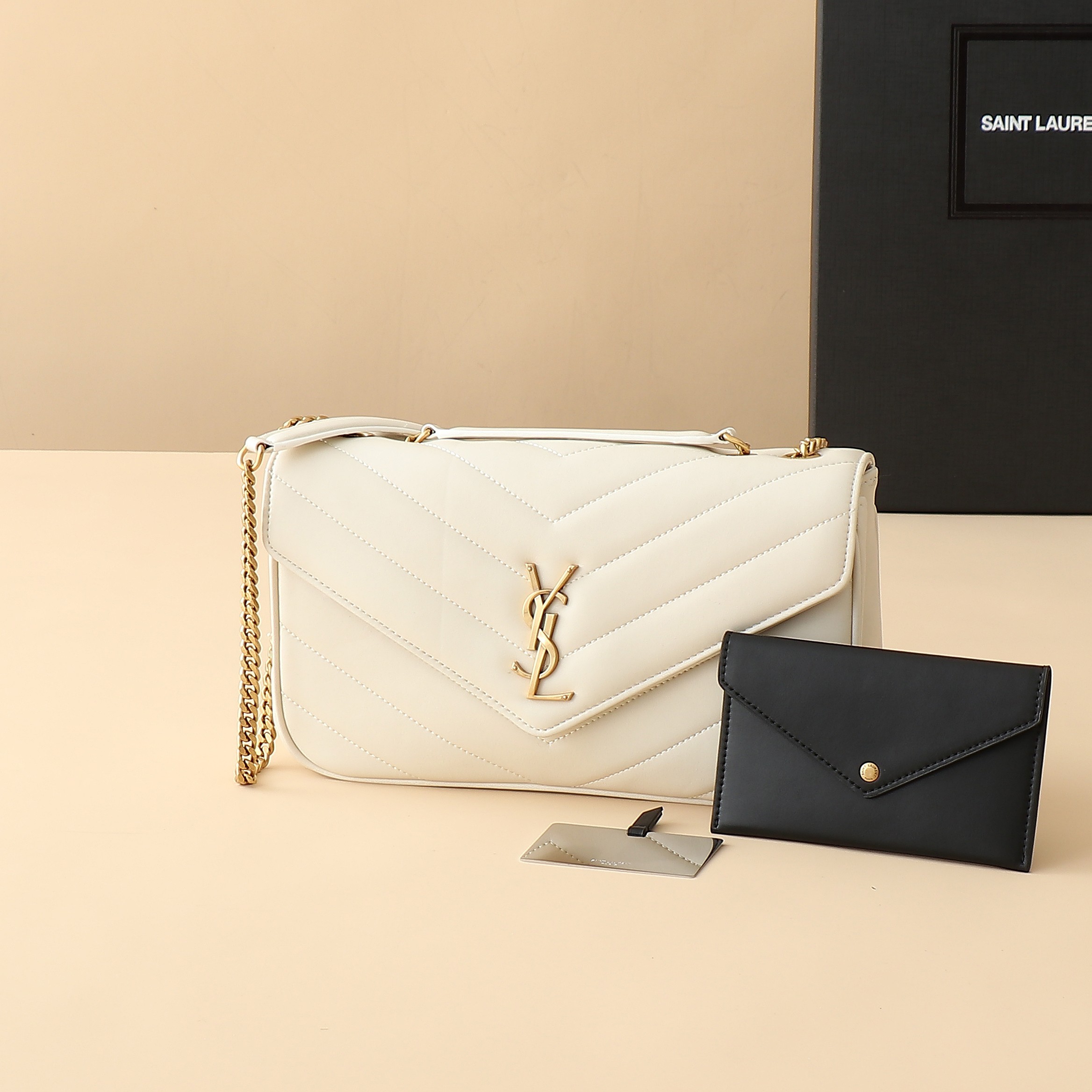 Saint Laurent Bags YSL LOULOU Medium Bag in Quilted Lambskin