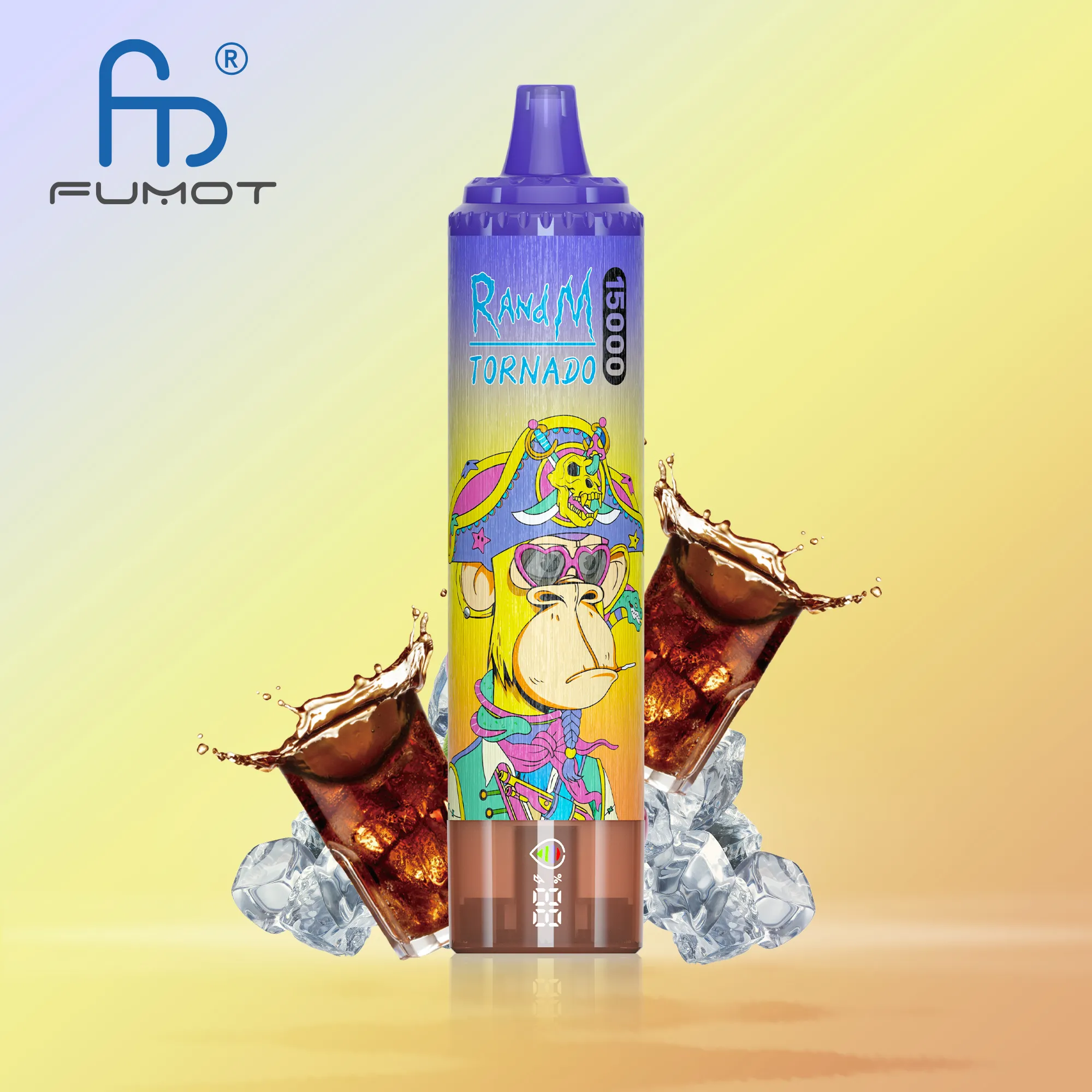 FUMOT Tornado 15K Rechargeable Disposable Vape – Cola Ice - Vaba Vape-Shop
