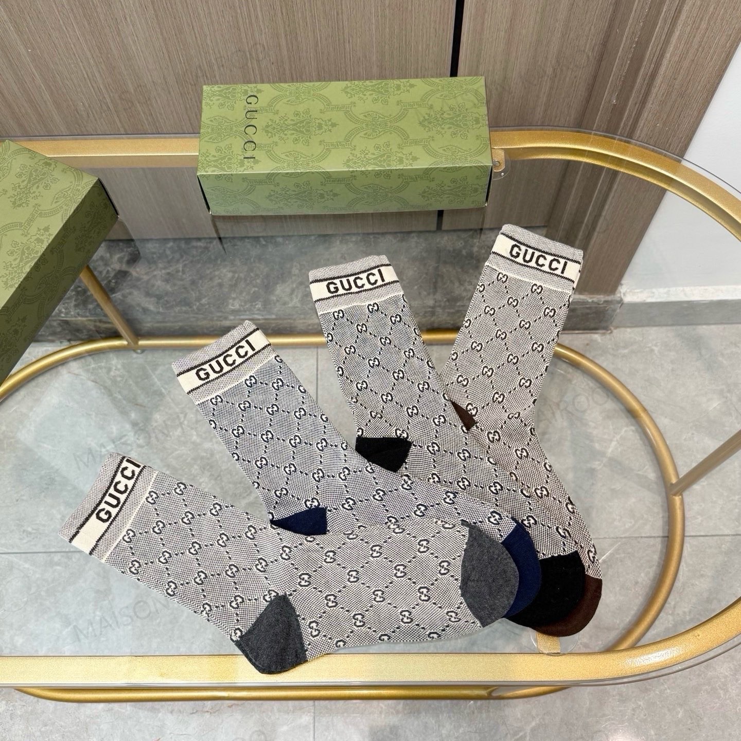 Gucci Socks 4-Pack - KAIROO