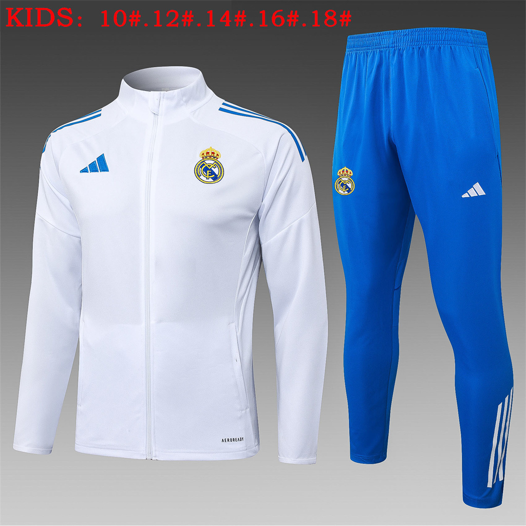 Real Madrid Kids Training Suit 25/26 | Soc Jersey - Premium Football Jersey