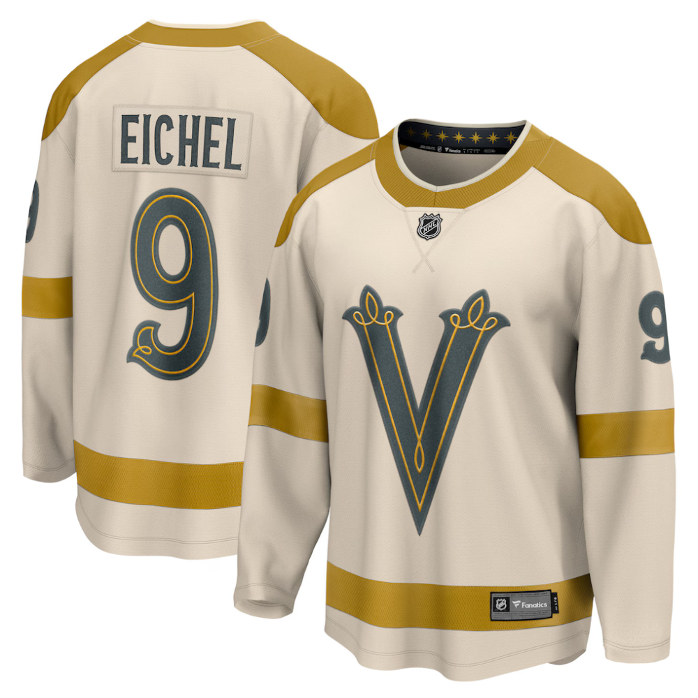 Vegas Golden Knights Fanatics Cream 2024 NHL Winter Classic Breakaway Player Jersey