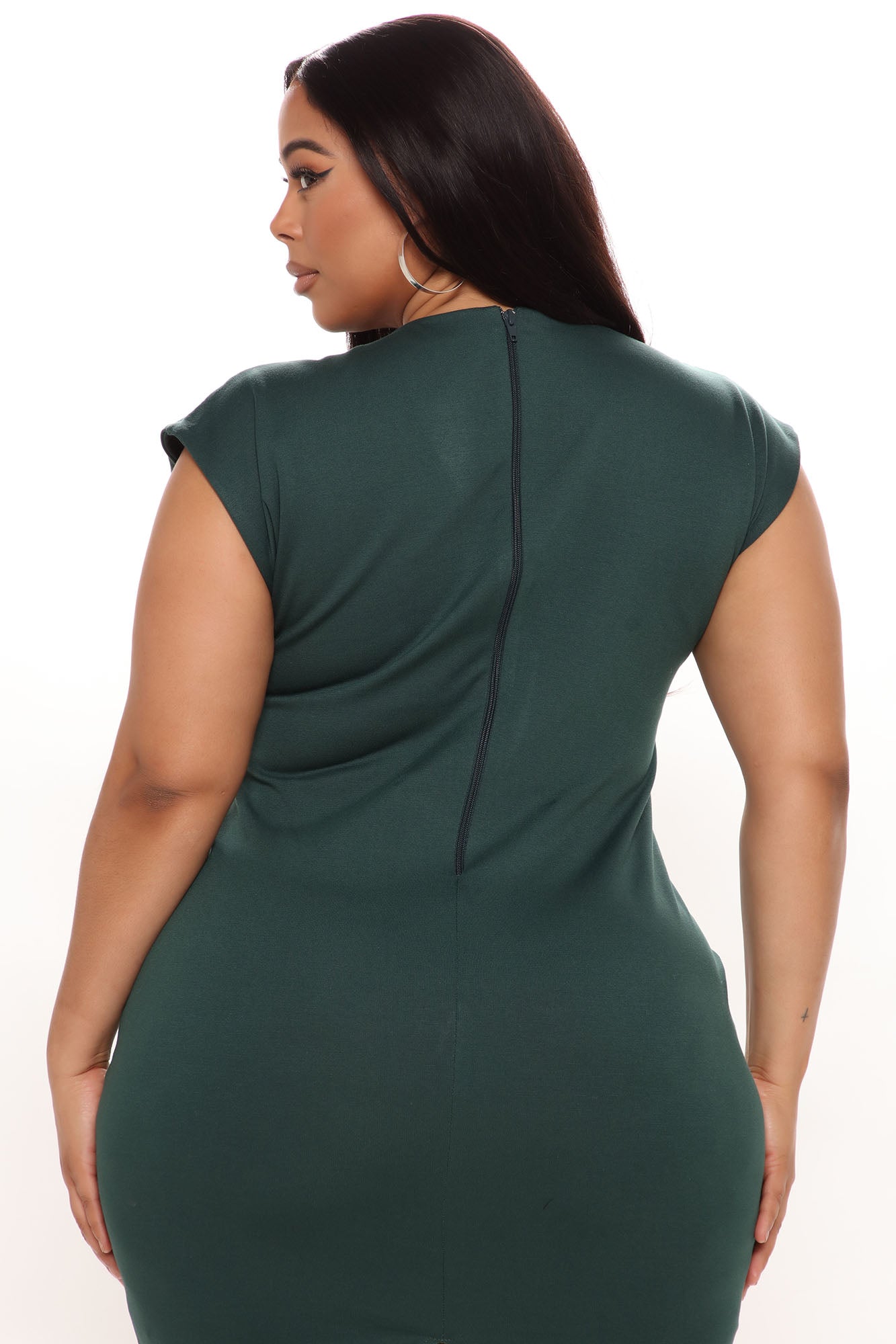 CEO Moves Midi Dress - Emerald