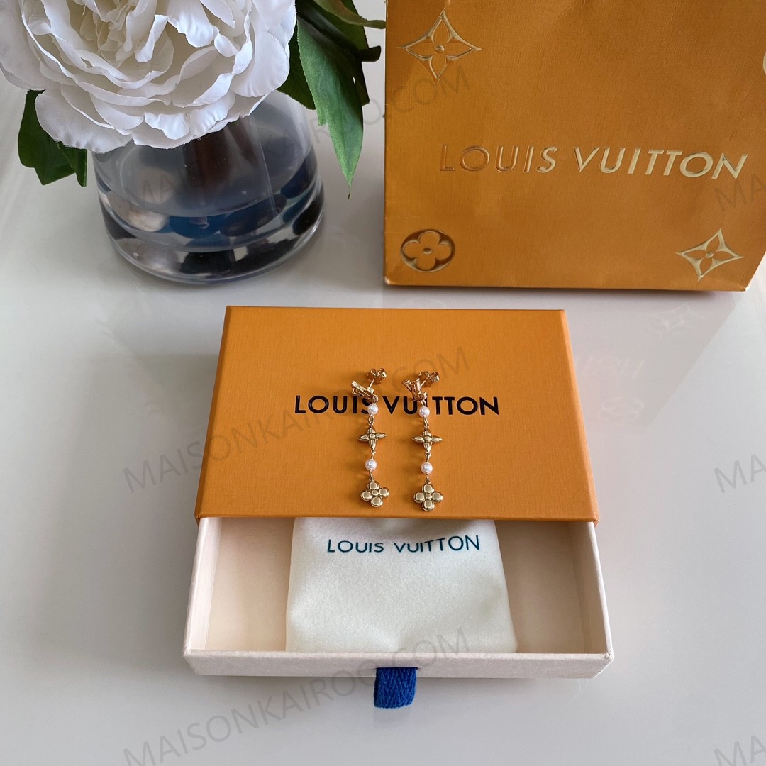 Louis Vuitton LV Fleur de Monogram Earrings - KAIROO