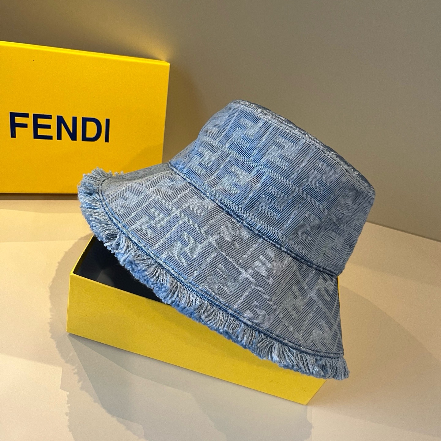 Fendi FF Logo Bucket Hat
