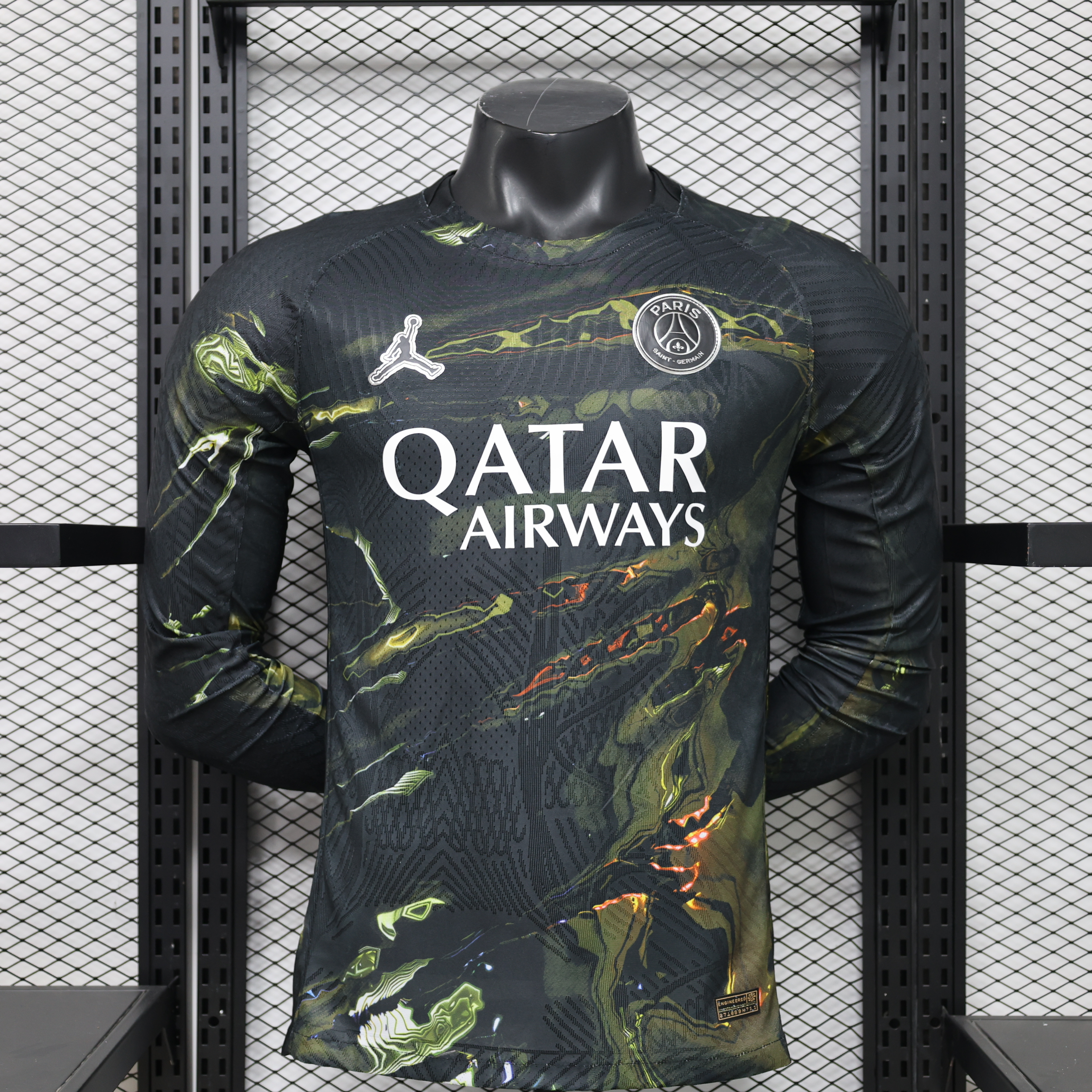 Player Version PSG Jordan Night Edition Shirt 2025-26 Long Sleeves