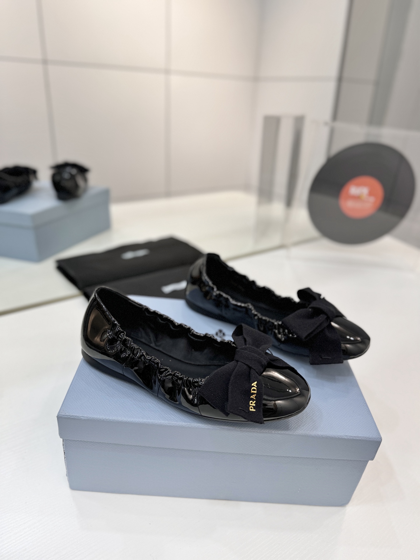 Prada Leather ballerinas