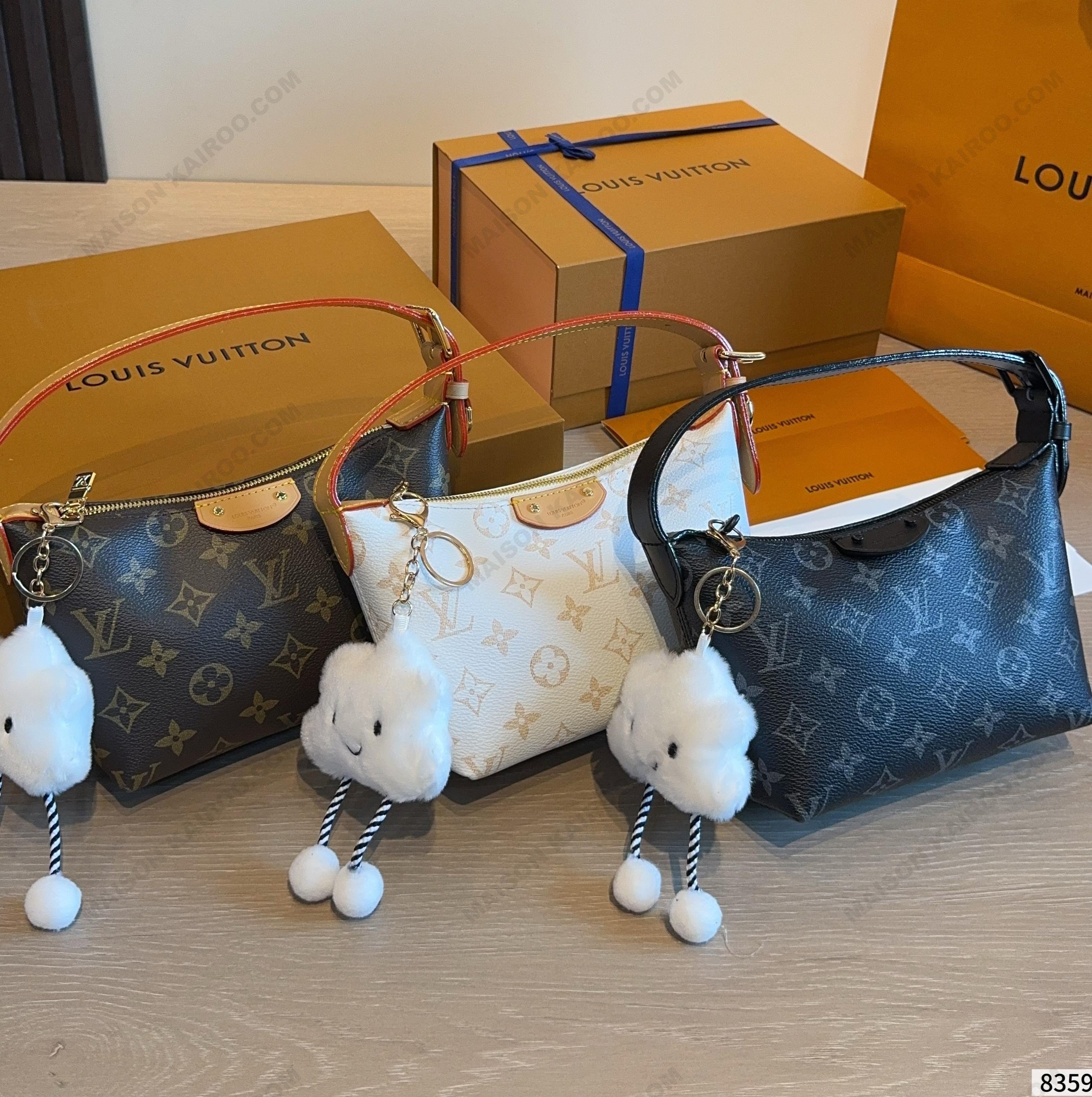 Louis Vuitton LV Remix Pochette Hills Monogram Canvas Hobo Lunch Box Shoulder Bag - KAIROO