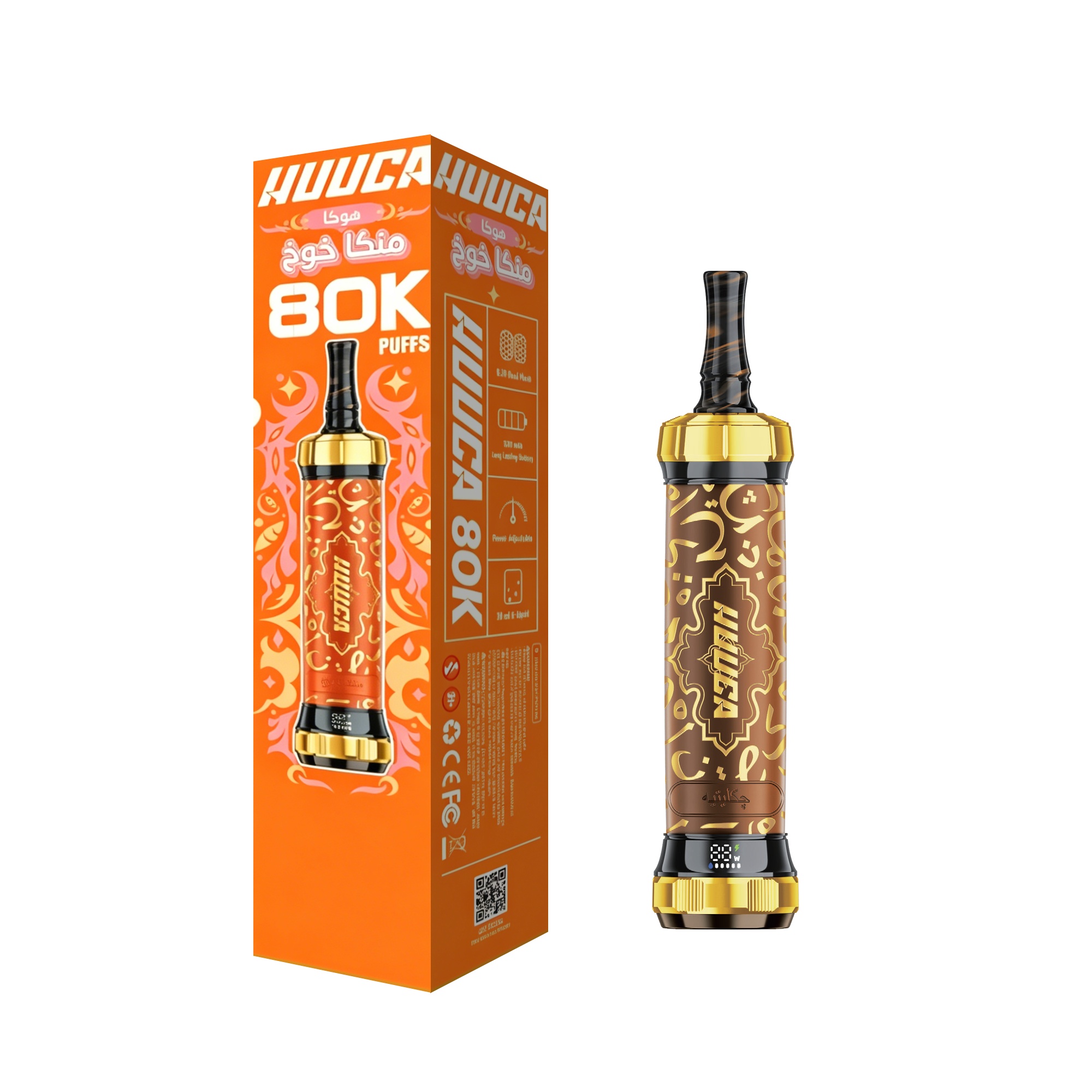 HUUCA 80K 3mg DTL Disposable Vape