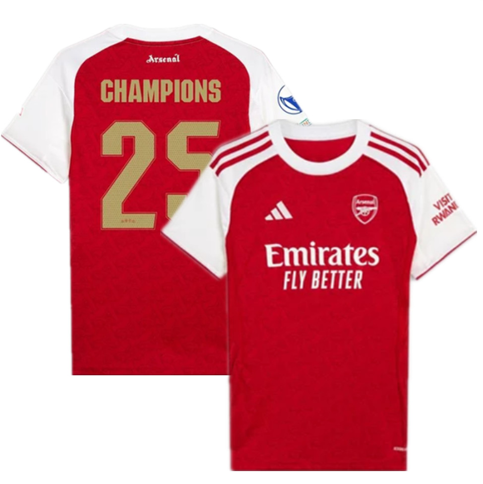 Arsenal UWCL Champions Home Women Jersey 25/26