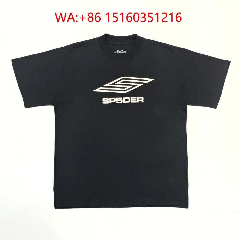 1:1 SP5DER WORLDWIDE T-shirt 01 Collection for men, Streetwear tee