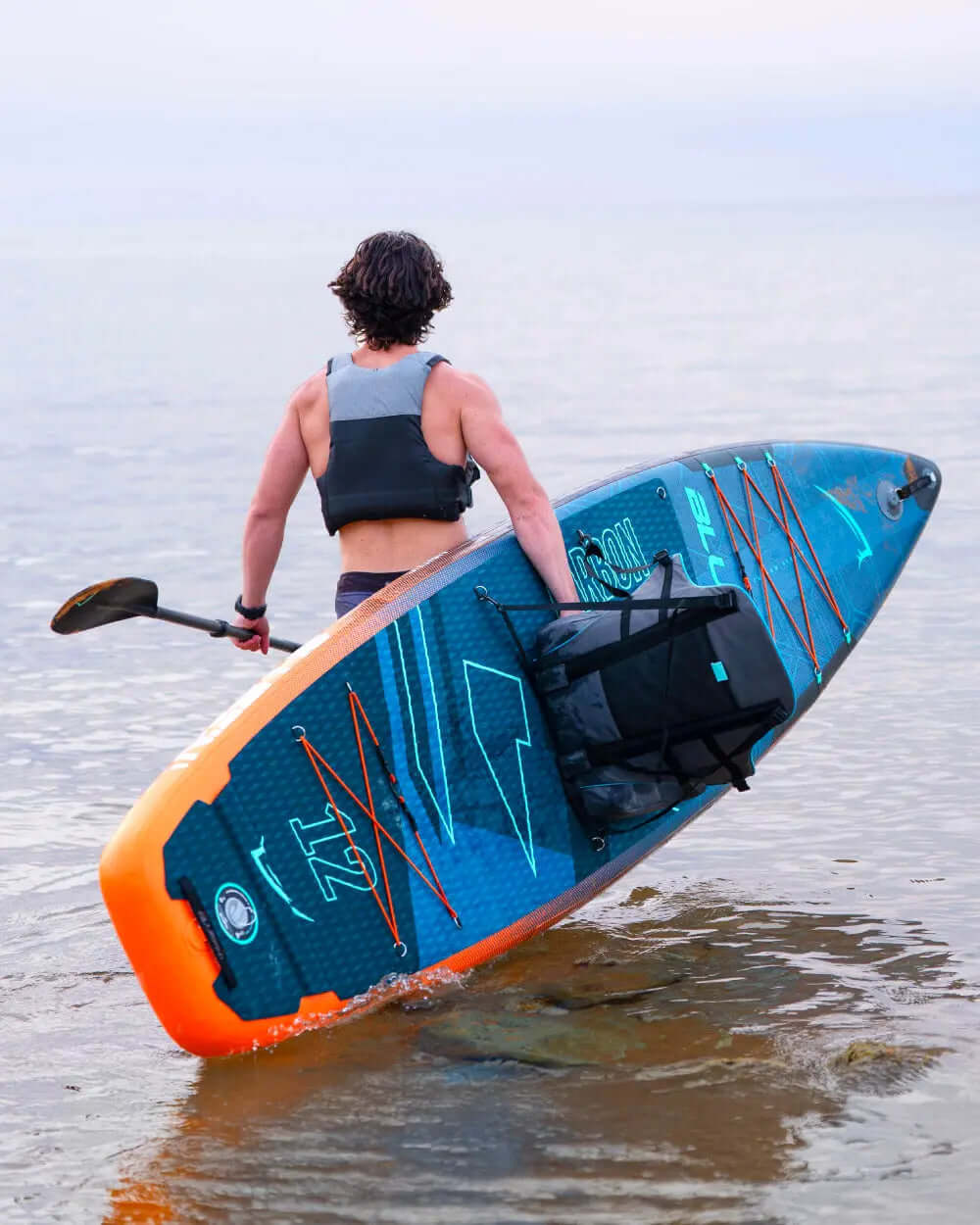 Orange Carbon 12' Premium Inflatable SUP Paddleboard