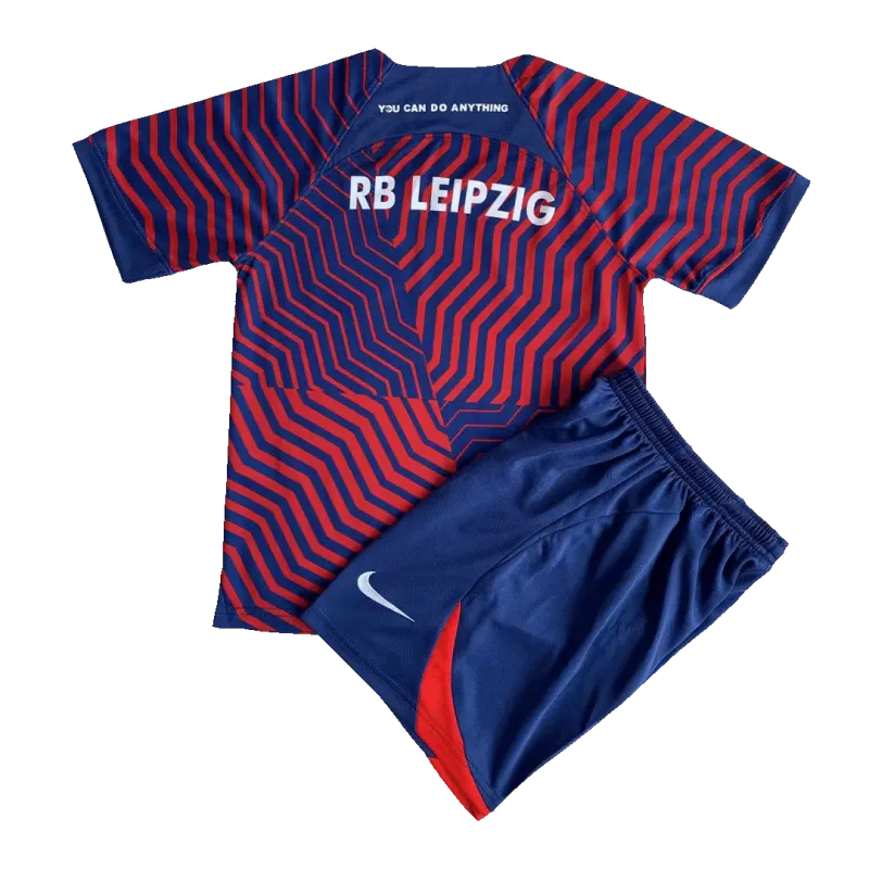 23-24 Kids RB Leipzig Away Jersey Kit