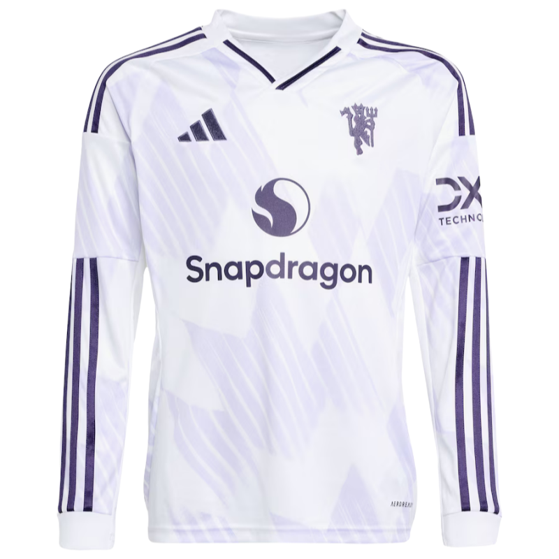 Manchester United Away Long Sleeve football jersey 25-26 -Fan edition