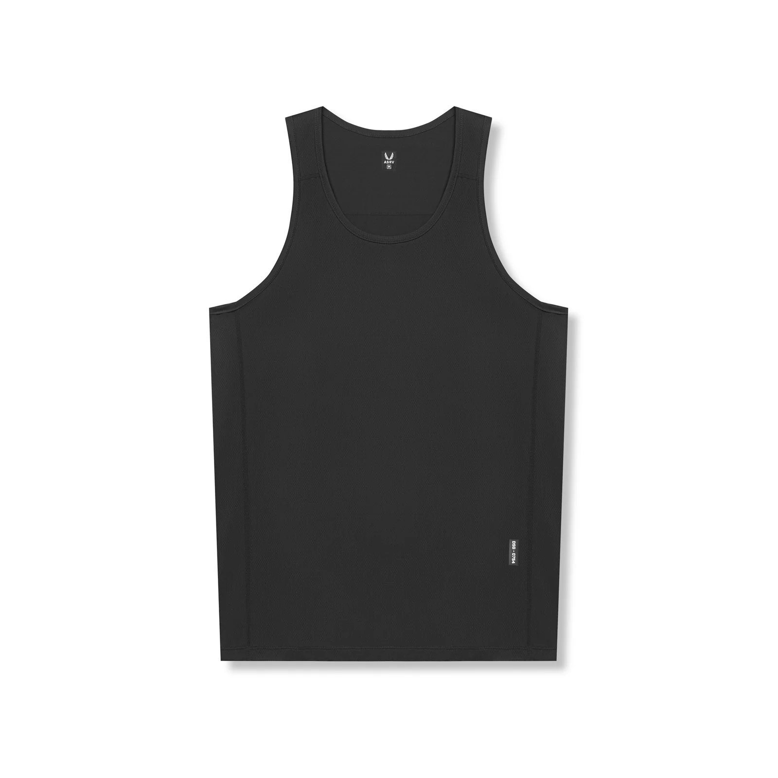 0754. AeroSilver Training Singlet - Black