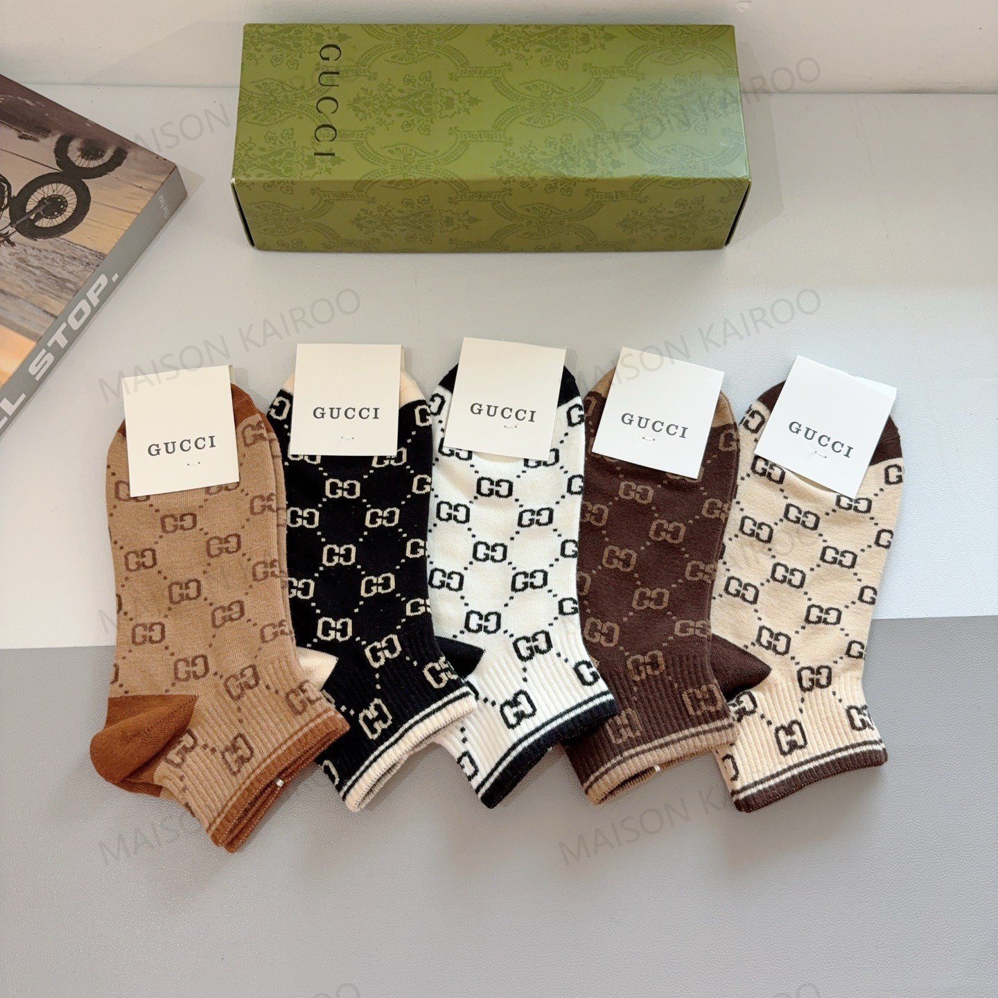 Gucci Socks 5-Pack - KAIROO