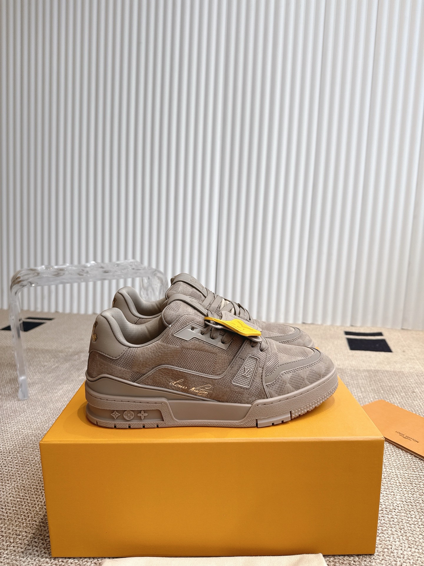 LV Unisex Trainer Distressed Sneaker