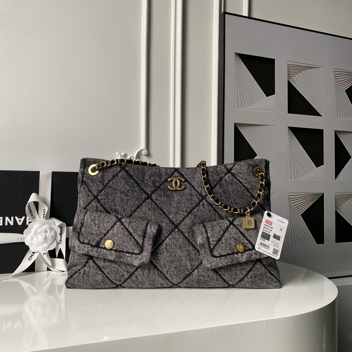 Chanel Bags Denim AS5740 (10A Mirror Version)