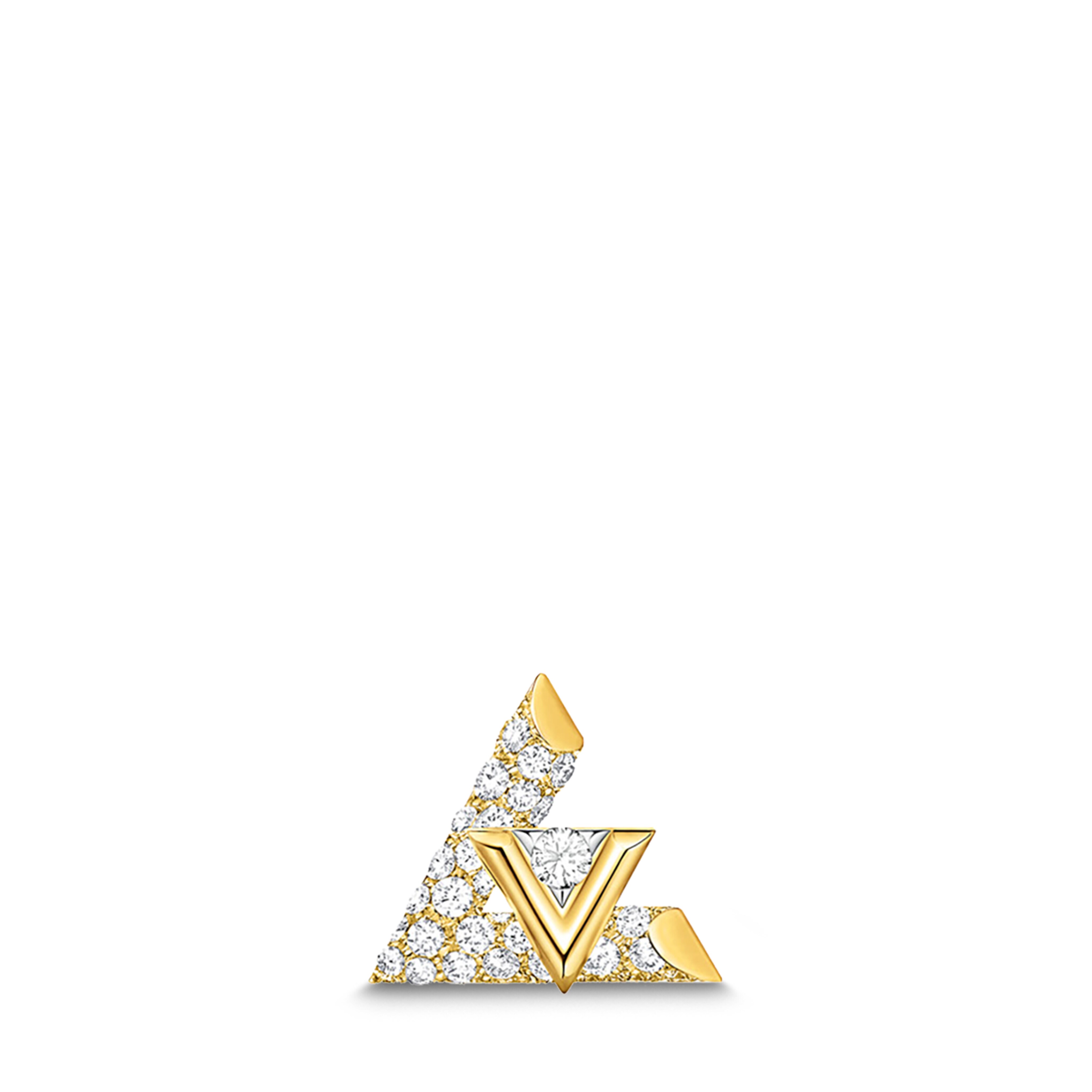 ピアス LV ヴォルト ワン (イエローゴールド×ダイヤモンド)