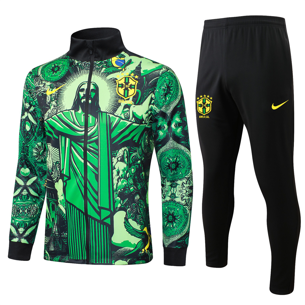 Brazil Training Jacket 24/25 | Soc Jersey - Premium Football Jersey