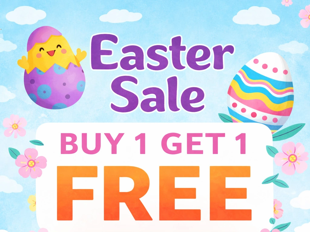 🐣 Easter Special: Buy 1 Get 1 FREE – Limited Time Offer Ends April 5