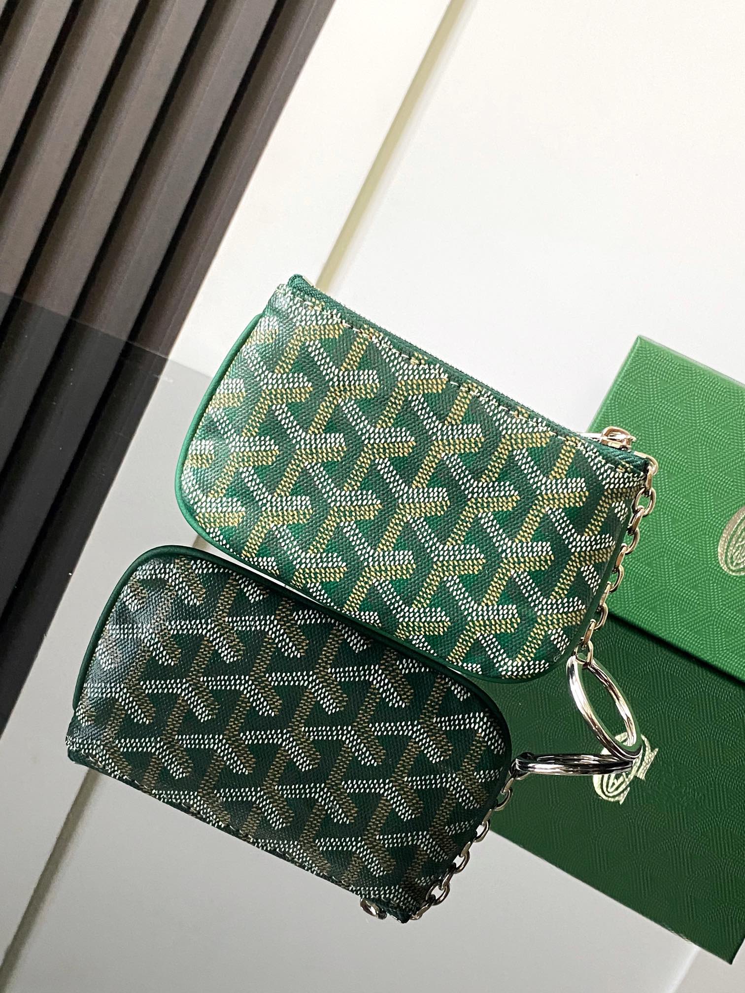 Goyard Sénat Nano Key Pouch-Green