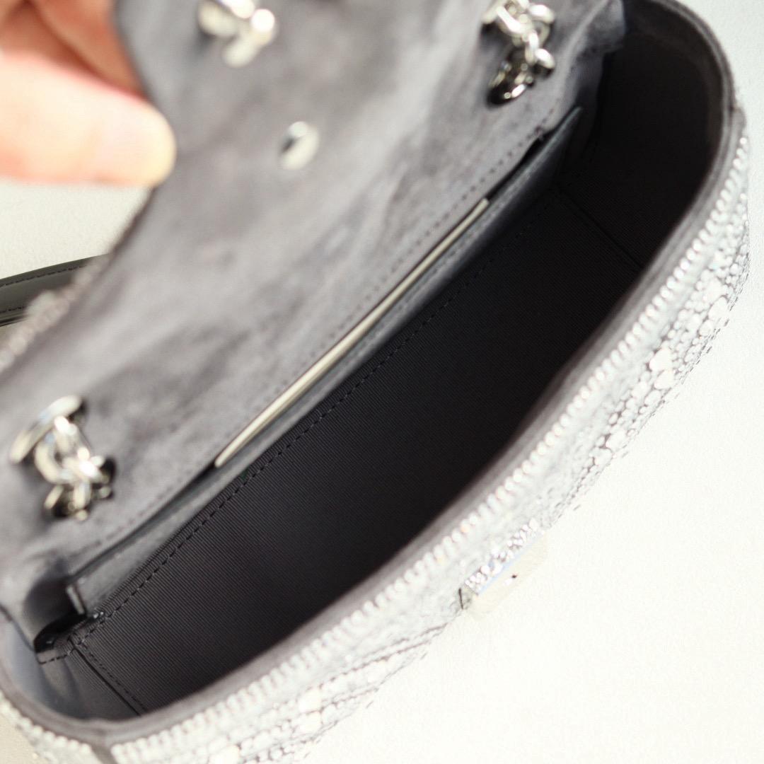 Gucci Marmont Crystal-Embellished Small Shoulder Bag