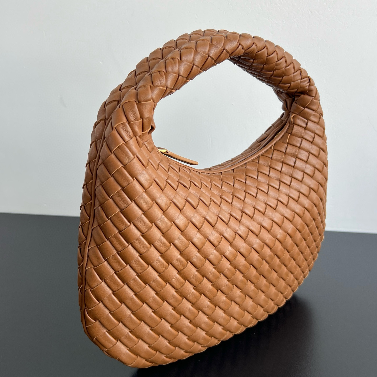 Bottega Veneta Large Veneta in Amber Intrecciato