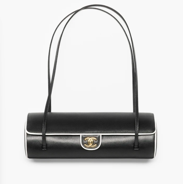 Chanel Spring Summer 2026 Large Bowling Bag Black&White AS6181