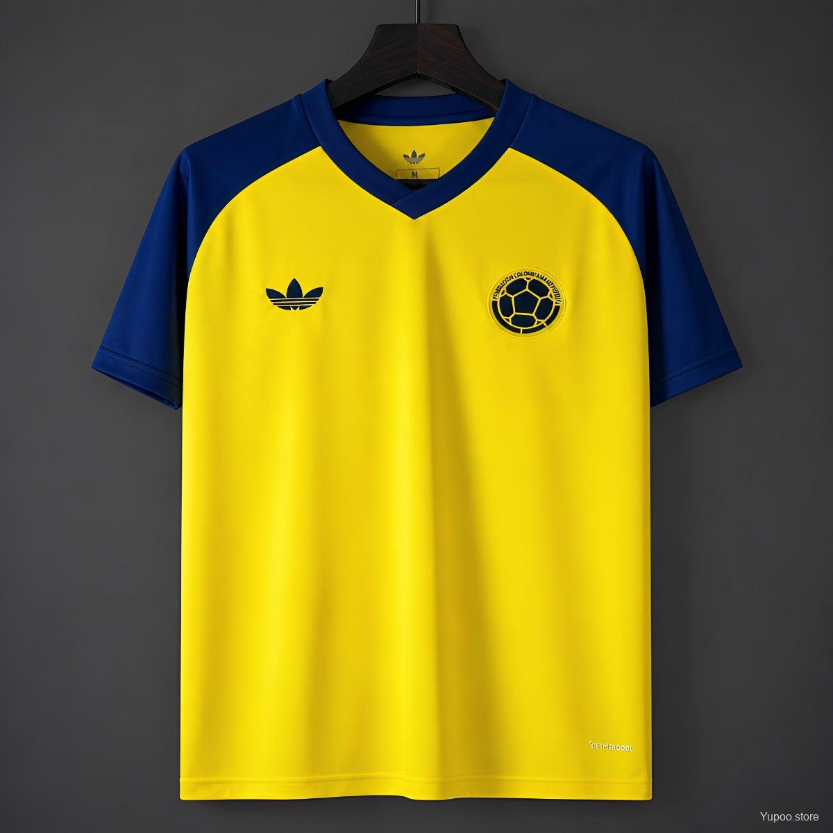 Colombia 2026 World Cup Pre Match Training Men Jersey | Soc Jersey - Premium Football Jersey