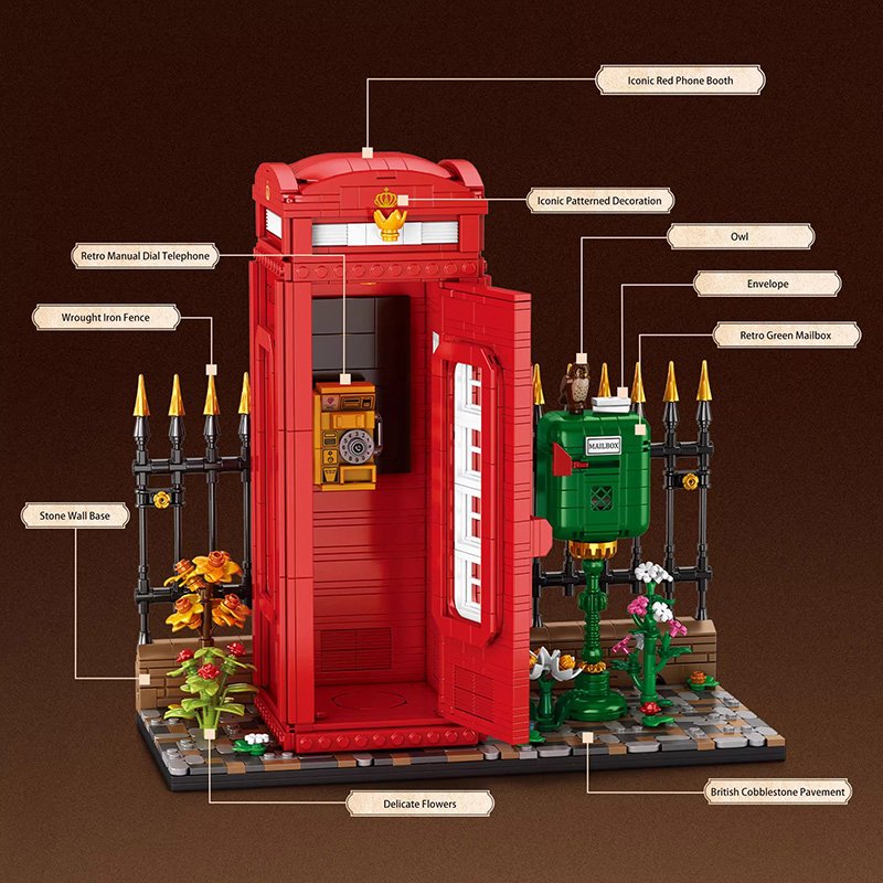 ReoBrix 66609 - Telephone Booth