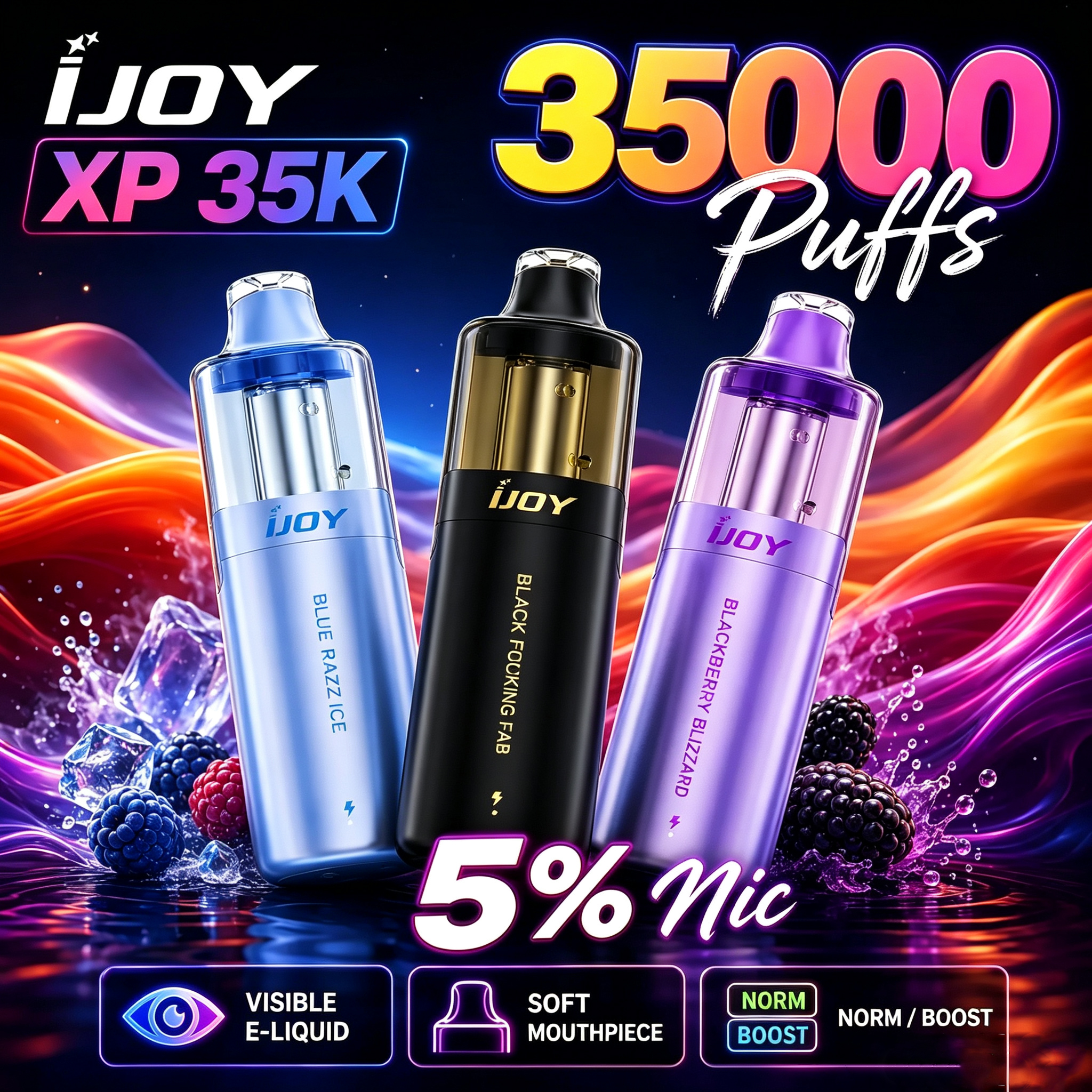 IJOY XP35K PUFFS -【Products arriving soon】