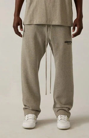 SS22 Essentials Relaxed Sweatpants (Black Velvety Print)
