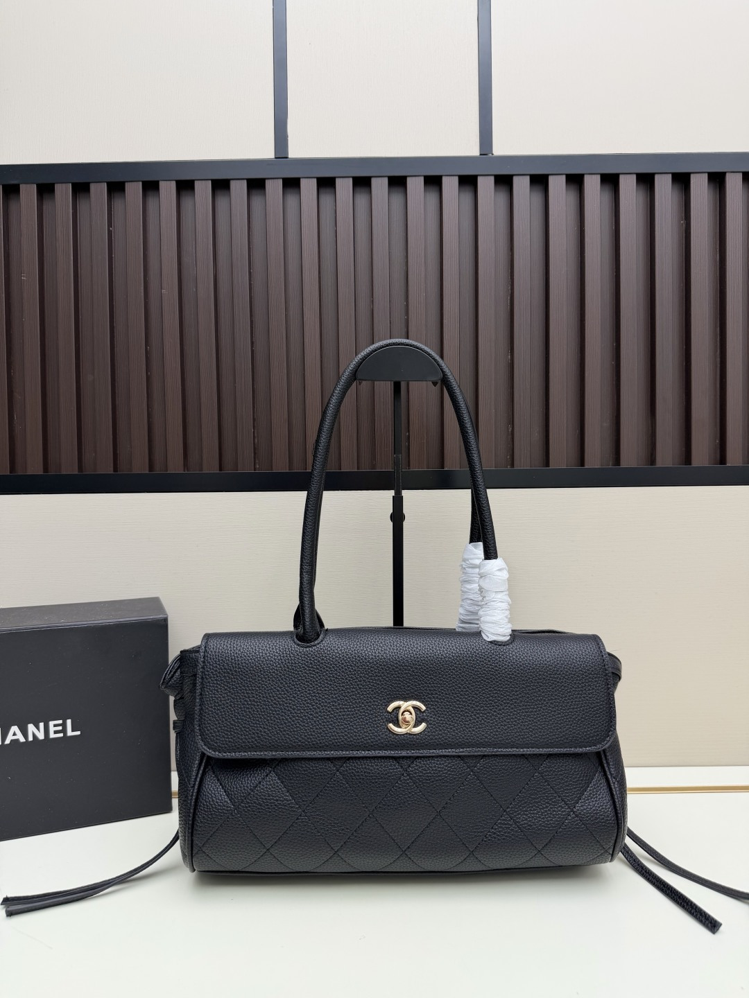 Chanel 26S new baguette bag in black