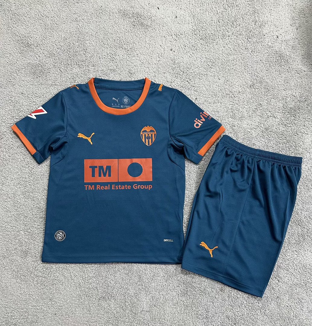Kids Valencia Away Suit 26/27