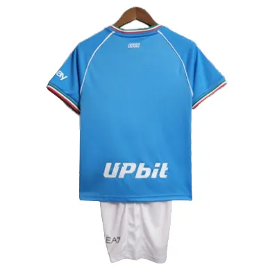 2023/24 Kids Napoli Home Kit(Jersey+Shorts)