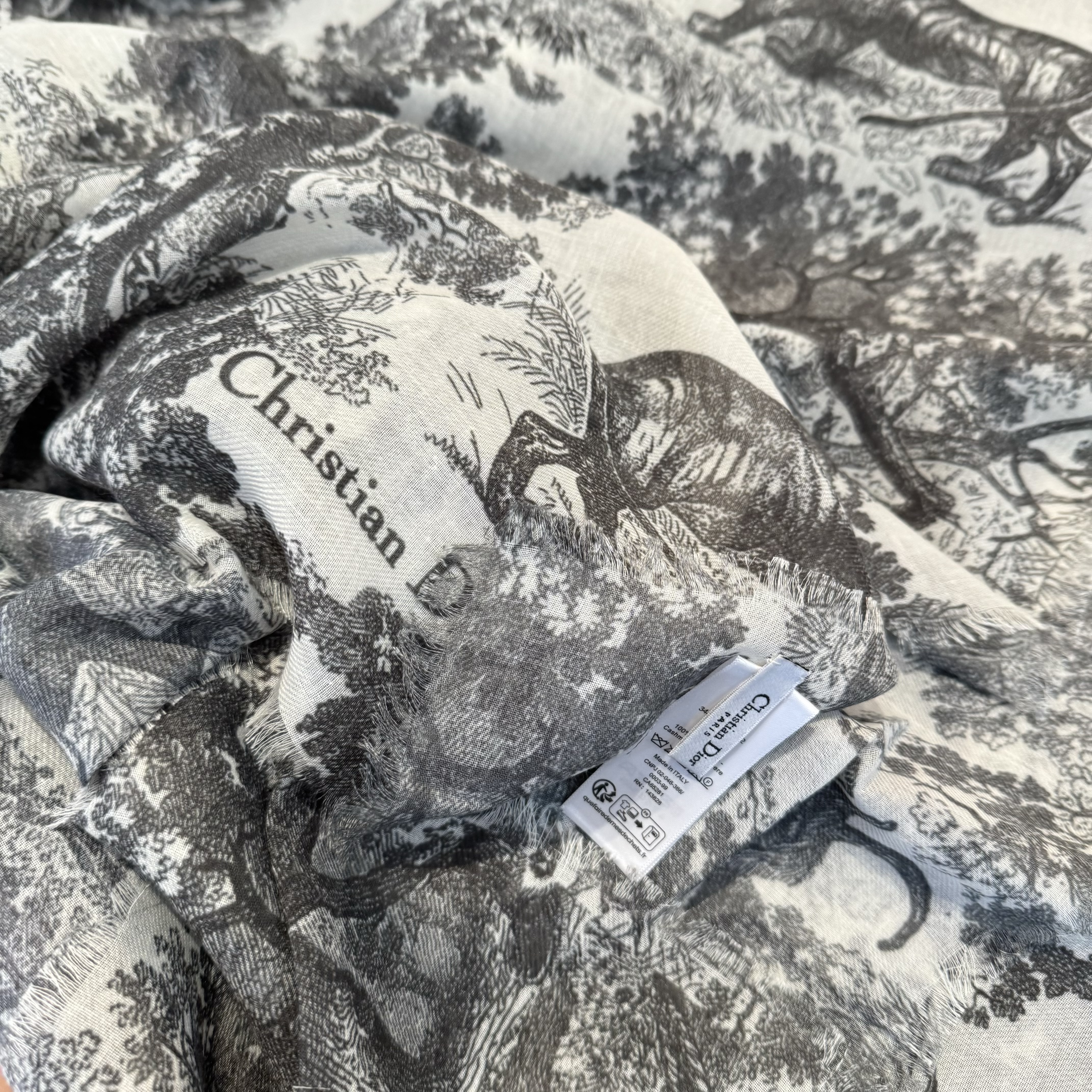 Dior Large Cashmere scarf
