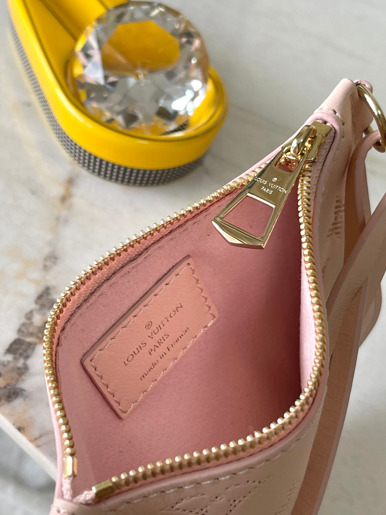Louis Vuitton LV Embossed Tote Bag Chain Bag