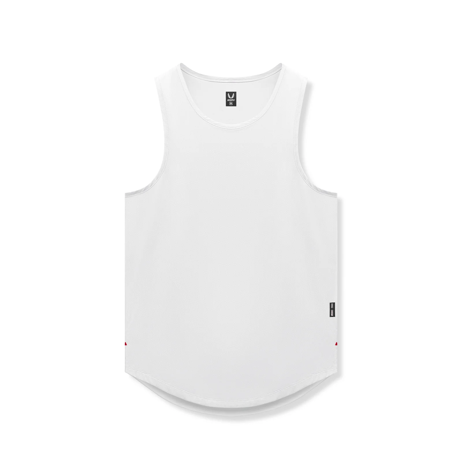 0830. AeroSilver Tank Top - White