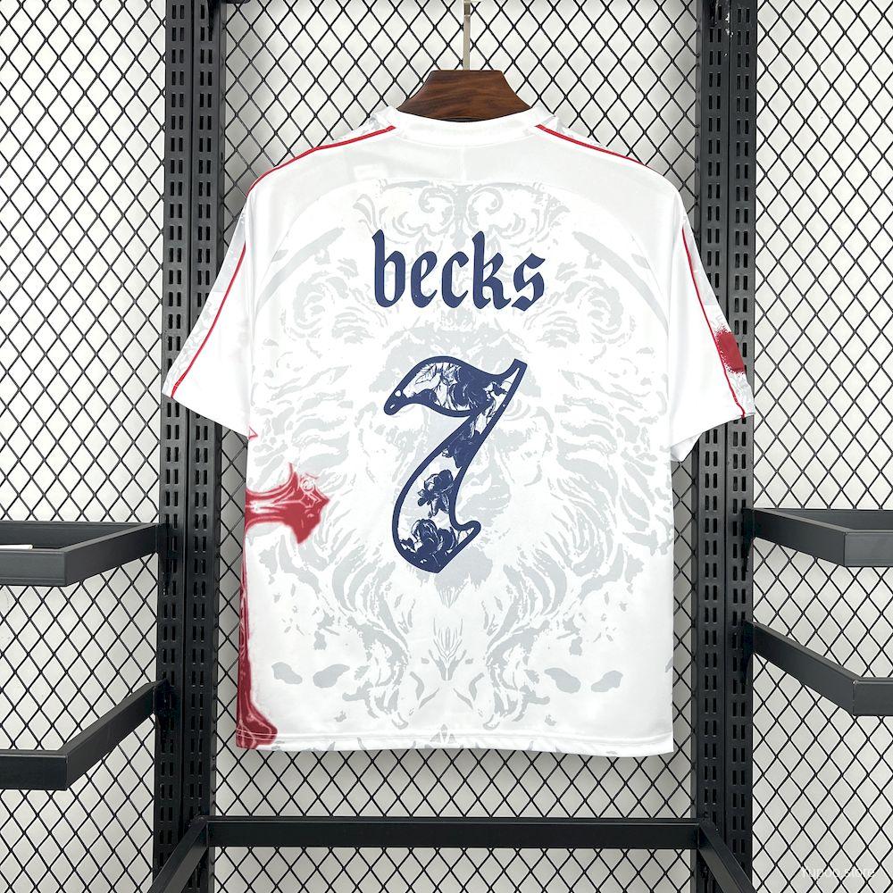 2025 Mens England Becks #7 Special Jersey  S-2XL