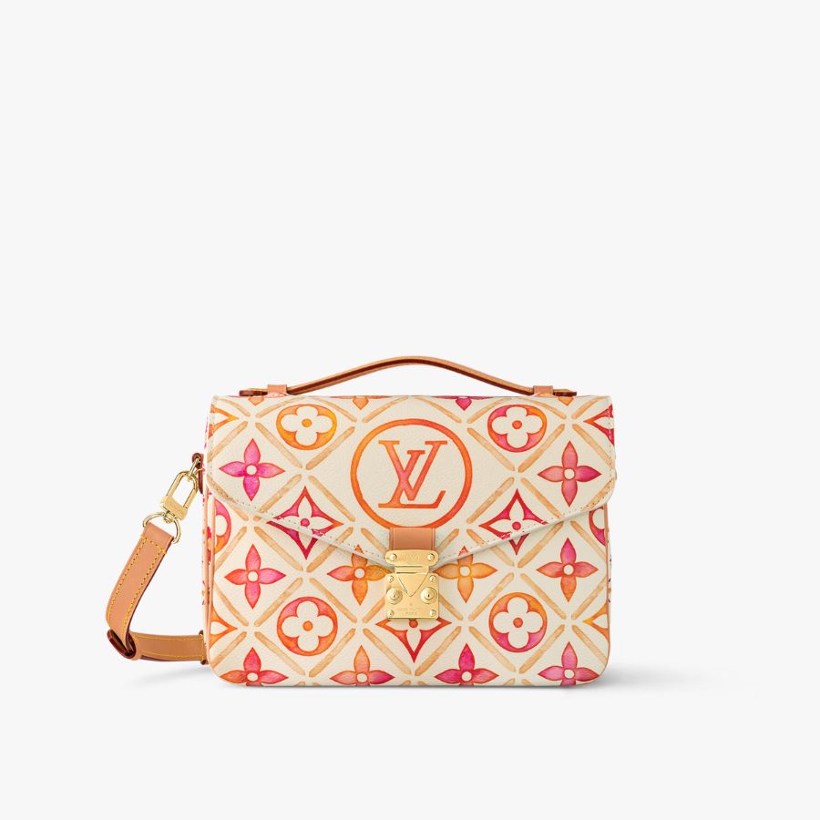 Louis Vuitton LV Pochette Mtis Bag Beige For Women 9.8incn 25cm M11461